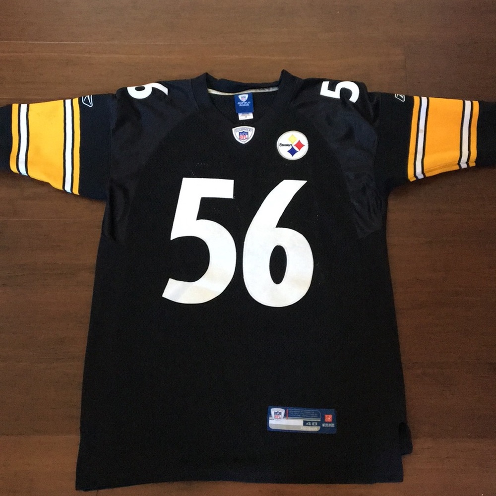 PITTSBURGH STEELERS LAMARR WOODLEY #56 MENS JERSEY